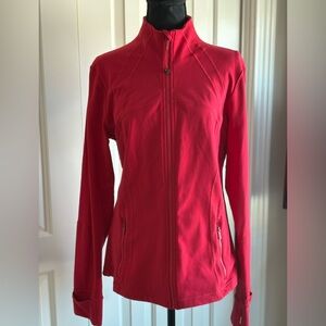 Lululemon Athletica Women's Vibrant Red Full-length Define Jacket-